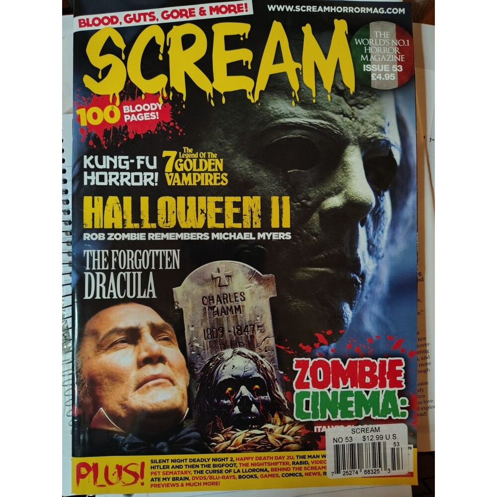 Scream Issue 53 Mar/April  2019  Halloween 2,Rob Zombie,Pet Sematary Like new